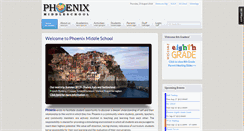 Desktop Screenshot of phoenixms.org